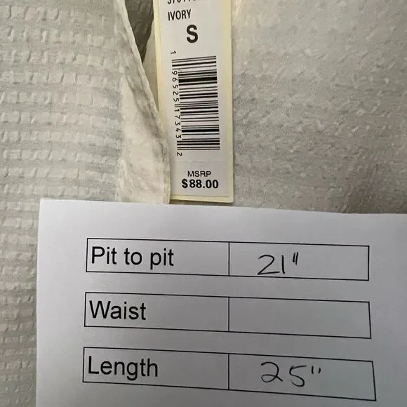 Max Studio Blouse Ivory - Picture 7 of 7